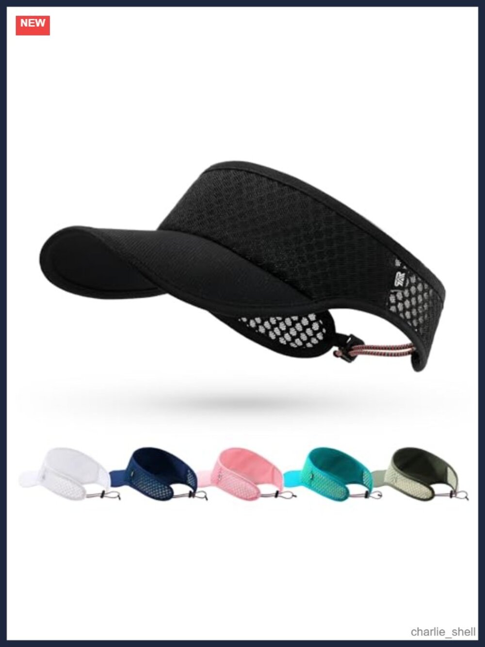 Lightweight Mesh Breathable Sports Visor Adjustable Quick Dry Sun Hat Tennis